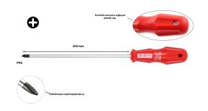Ceta Form PH2 x 200 mm Yıldız Tornavida 4200/66M