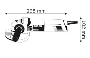 Bosch GWS 1400 Avuç Taşlama Makinesi 0601824806
