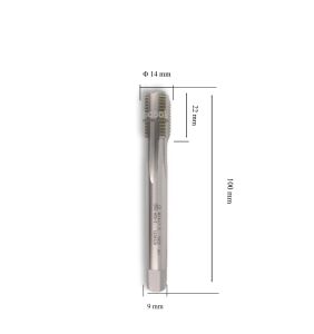 MTE M14x1,5 İnce Diş Makina Kılavuzu Düz HSSE DIN 374/C