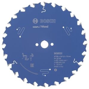 Bosch Ahşap Daire Kesme Bıçağı 184*16 mm 24 Diş Expert 2608644035