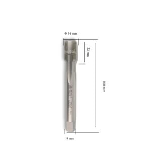 MTE M16 x 1 İnce Diş Makina Kılavuzu Düz HSSE DIN 374/C
