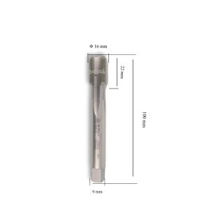 MTE M16 x 1 İnce Diş Makina Kılavuzu Düz HSSE DIN 374/C