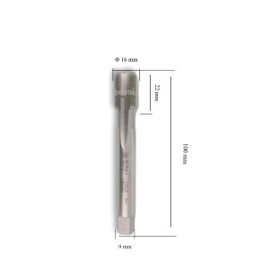 MTE M16 x 1 İnce Diş Makina Kılavuzu Düz HSSE DIN 374/C