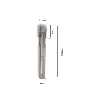MTE M16x1,5 İnce Diş Makina Kılavuzu Düz HSSE DIN 374/C