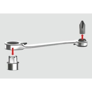 Würth 31 parça Mini 1/4'' Lokma ve Bits Uç Seti