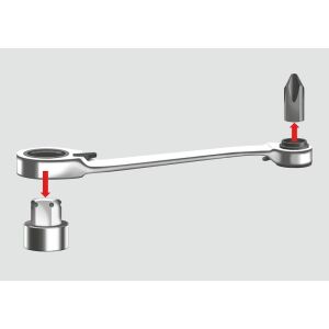 Würth 31 parça Mini 1/4'' Lokma ve Bits Uç Seti