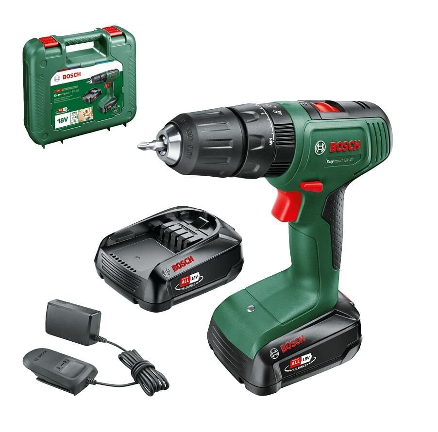 Bosch Easy Impact 18V-40 Çift Akülü Matkap 06039D8108