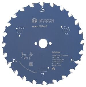 Bosch Ahşap Daire Kesme Bıçağı 184*20 mm 24 Diş Expert 2608644038