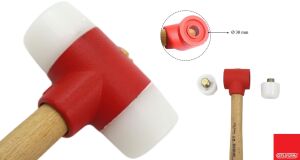 Ceta Form Ø30 Plastik Kafalı Çekiç L12-30