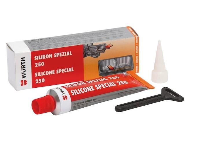 Würth Silikon Sıvı Conta Siyah 250c 70ml