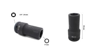 Ceta Form 17 mm 3/4 Havalı Derin Lokma Anahtar C74-H17