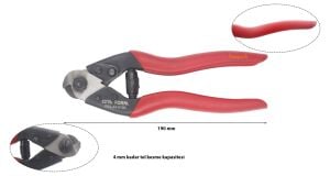 Ceta Form 190 mm Çelik Plaka Ağızlı 4 mm Halat Kesici E64-44-0190