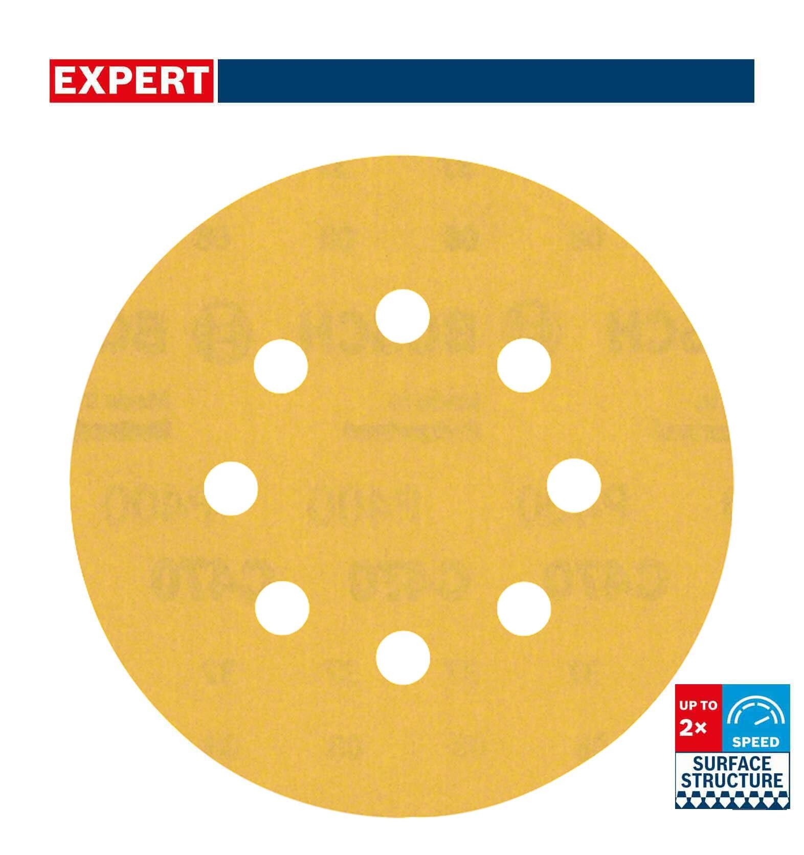 Bosch Expert C470 125 mm 400 Kum Zımpara Kağıdı 50'li 2608900916