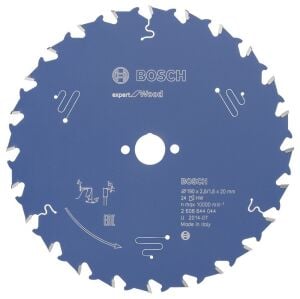 Bosch Ahşap Kesme Daire Testere Bıçağı 190*20 mm 24 Diş Expert 2608644044