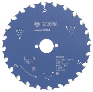 Bosch Ahşap Kesme Daire Testere Bıçağı 190*30 mm 24 Diş Expert 2608644047
