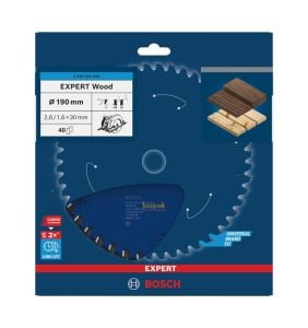 Bosch Expert 190x30 mm 40 Diş Ahşap Daire Testere 2608644048
