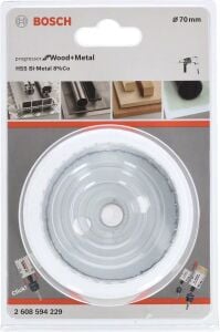 Metal ve Ahşap 70 mm Hss Bi-Metal %8 Kobaltlı Delik Testeresi BOSCH 2608594229