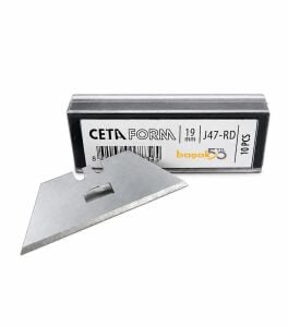 Ceta Form J47DUO Maket Bıçağı Yedeği - Dikdörtgen Yuvalı 10'lu J47-RD