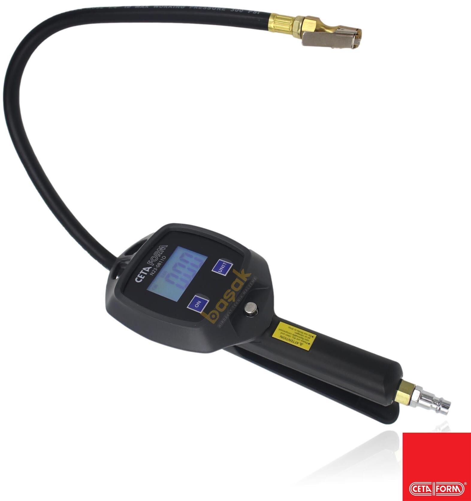 Ceta Form Lastik Şişirme Tabancası (Dijital Göstergeli) N23-0811D