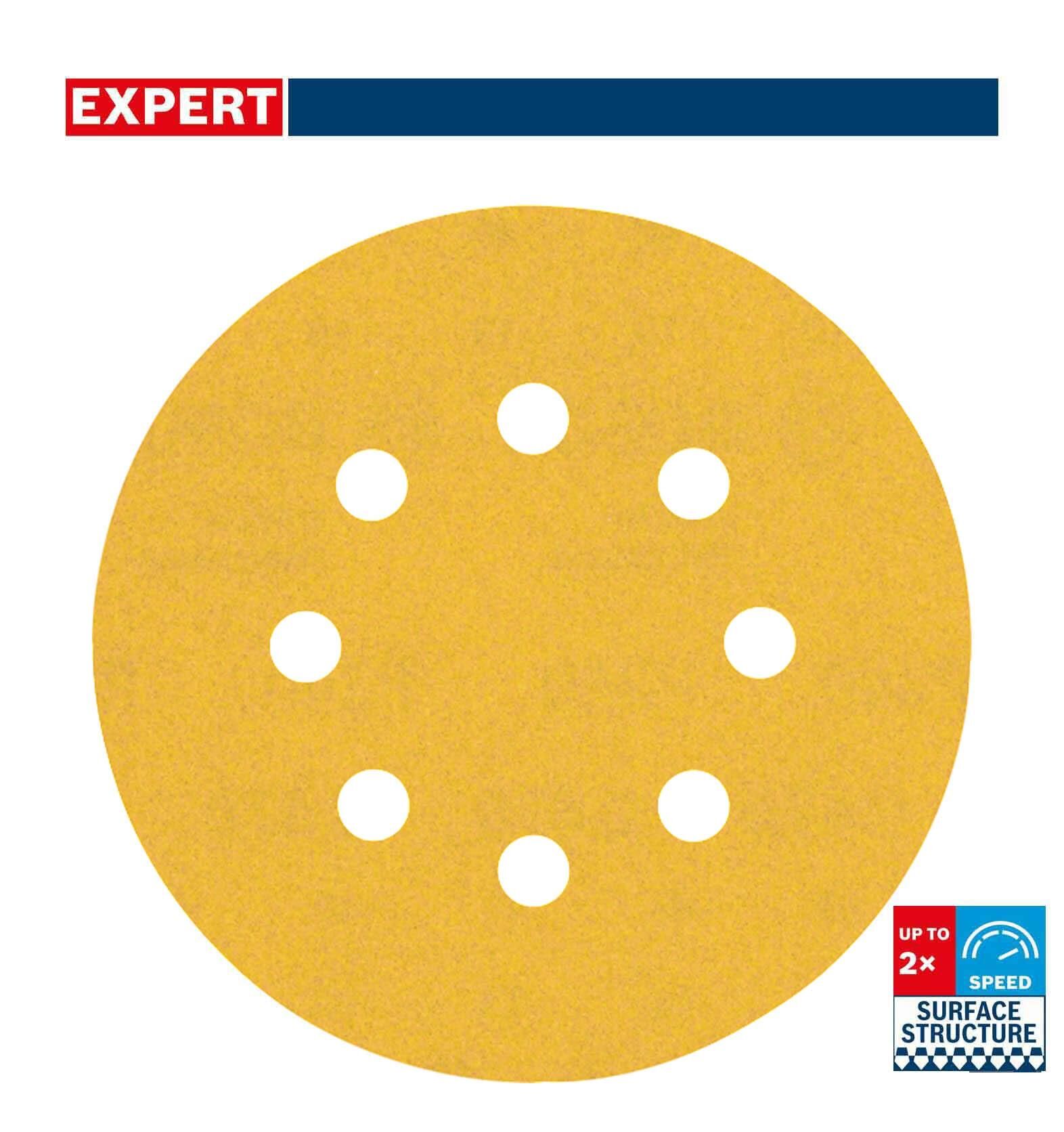 Bosch Expert C470 125 mm 240 Kum Zımpara Kağıdı 50'li 2608900914