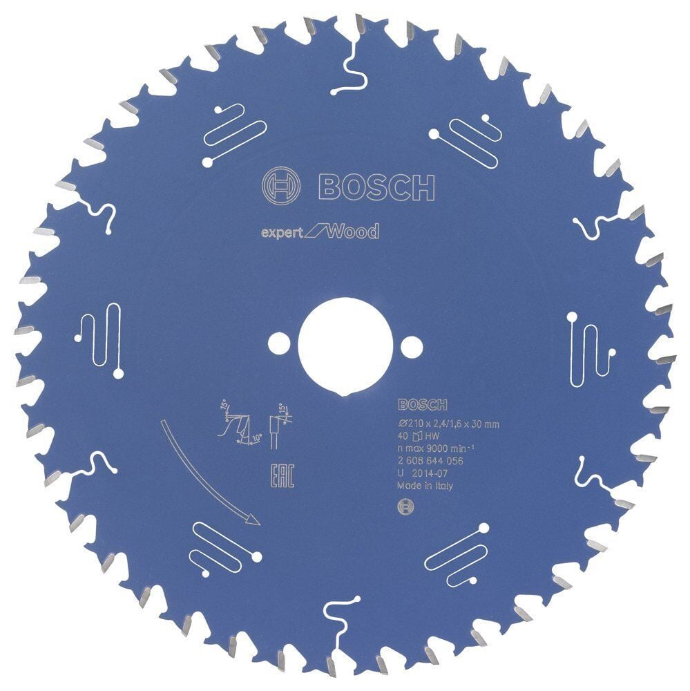 Bosch Ahşap Kesme Daire Testere Bıçağı 210*30 mm 40 Diş Expert 2608644056
