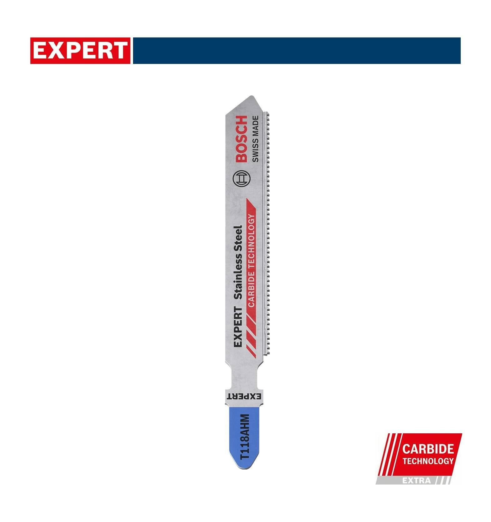 Bosch Expert T 118 AHM 3'lü Paslanmaz Dekupaj Bıçağı 2608900561