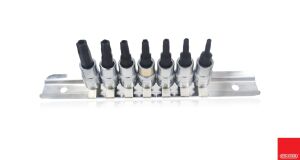 Ceta Form 1/4'' IPR10-40 5 Köşe Delikli Torx Lokma Takımı C08S-RTP7