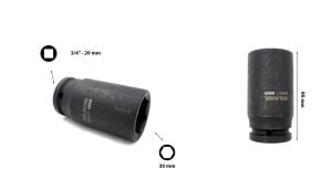Ceta Form 30 mm 3/4 Havalı Derin Lokma Anahtar C74-H30