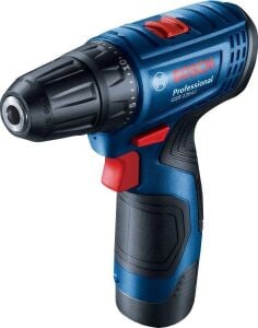 GSR 120-LI Akülü Vidalama+GLI 12V-300 Akülü El Feneri 2x2 Ah Çantalı