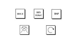 MTE G 1/2'' Whitworth Boru Diş Makina Kılavuz HSS-E DIN 5156/C