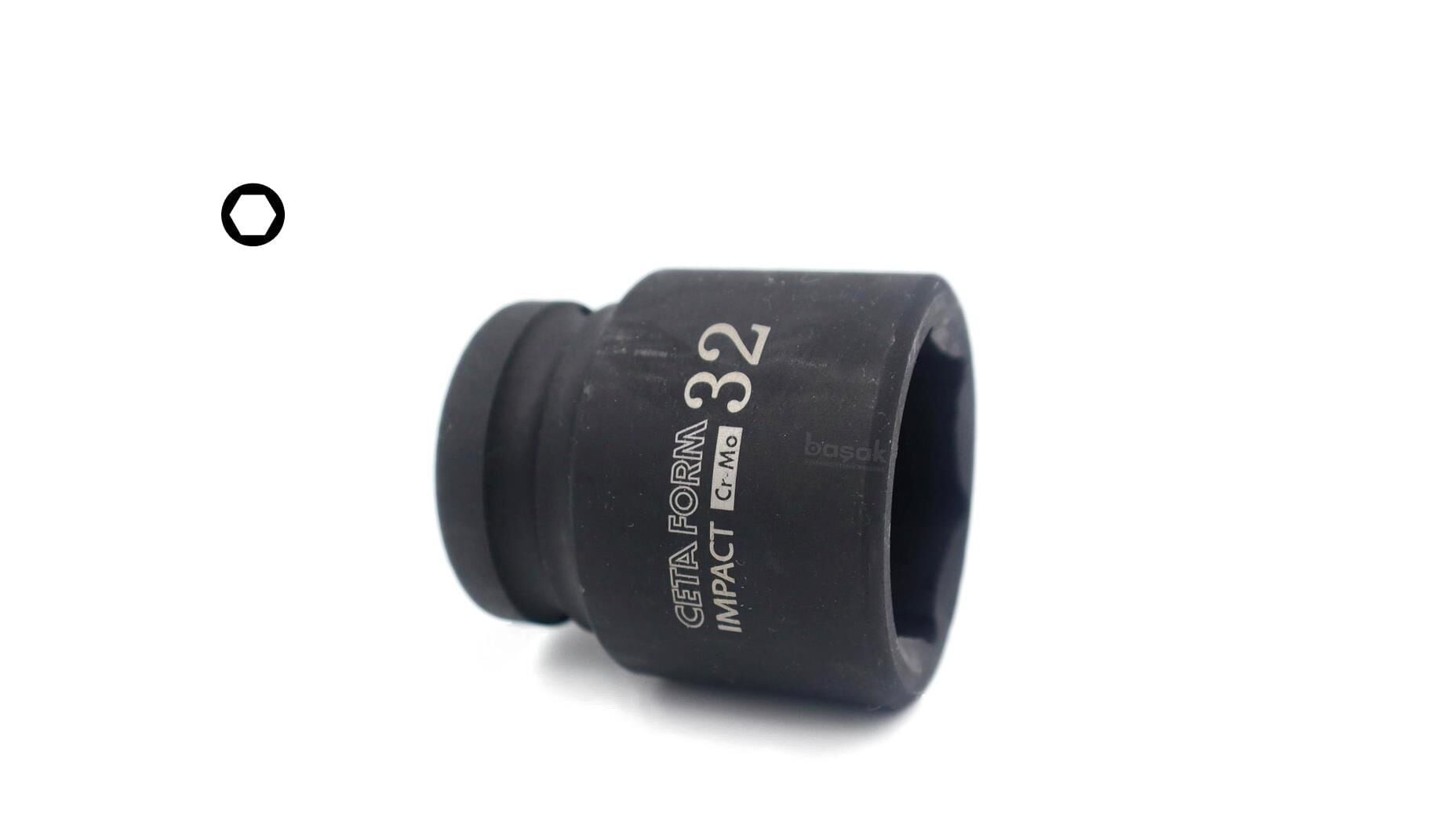 Ceta Form 32 mm 3/4” 6 Köşe Havalı Lokma Anahtar C72-H32