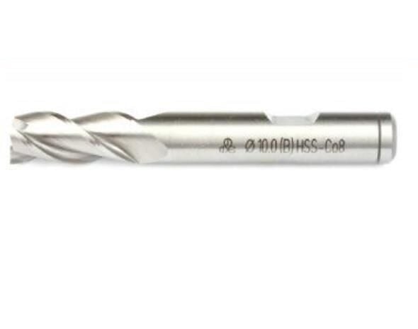 MTE 2,5 mm Parmak Freze Hss-Co8 DIN 844/B-N