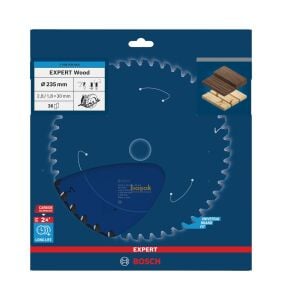Bosch Ahşap Kesme Daire Testere Bıçağı 235*30 mm 36 Diş Expert 2608644064