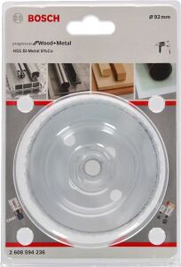 Metal ve Ahşap 92 mm Hss Bi-Metal %8 Kobaltlı Delik Testeresi BOSCH 2608594236