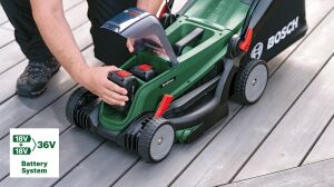 Bosch Universal Rotak 2x18V-37-550 Akülü Çim Biçme Makinesi 06008B9E00
