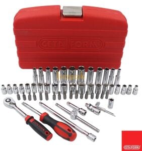 Ceta Form 60 Parça 1/4” Lokma Takımı Metrik-İnç C00A-60PM2