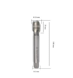 MTE M24x1,5 İnce Diş Makina Kılavuzu Düz HSSE DIN 374/C