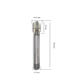 MTE M24x2 İnce Diş Makina Kılavuzu Düz HSSE DIN 374/C