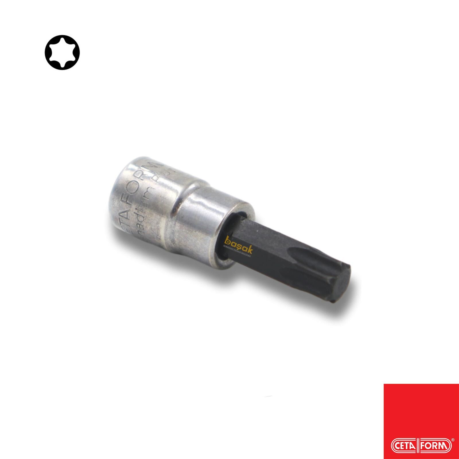 Ceta Form T30 1/4” Lokmalı Torx Allen C08S-T30