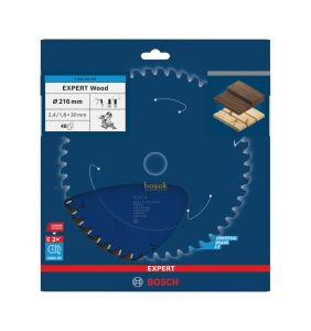 Bosch Ahşap Kesme Daire Testere Bıçağı 216*30 mm 48 Diş Expert 2608642497