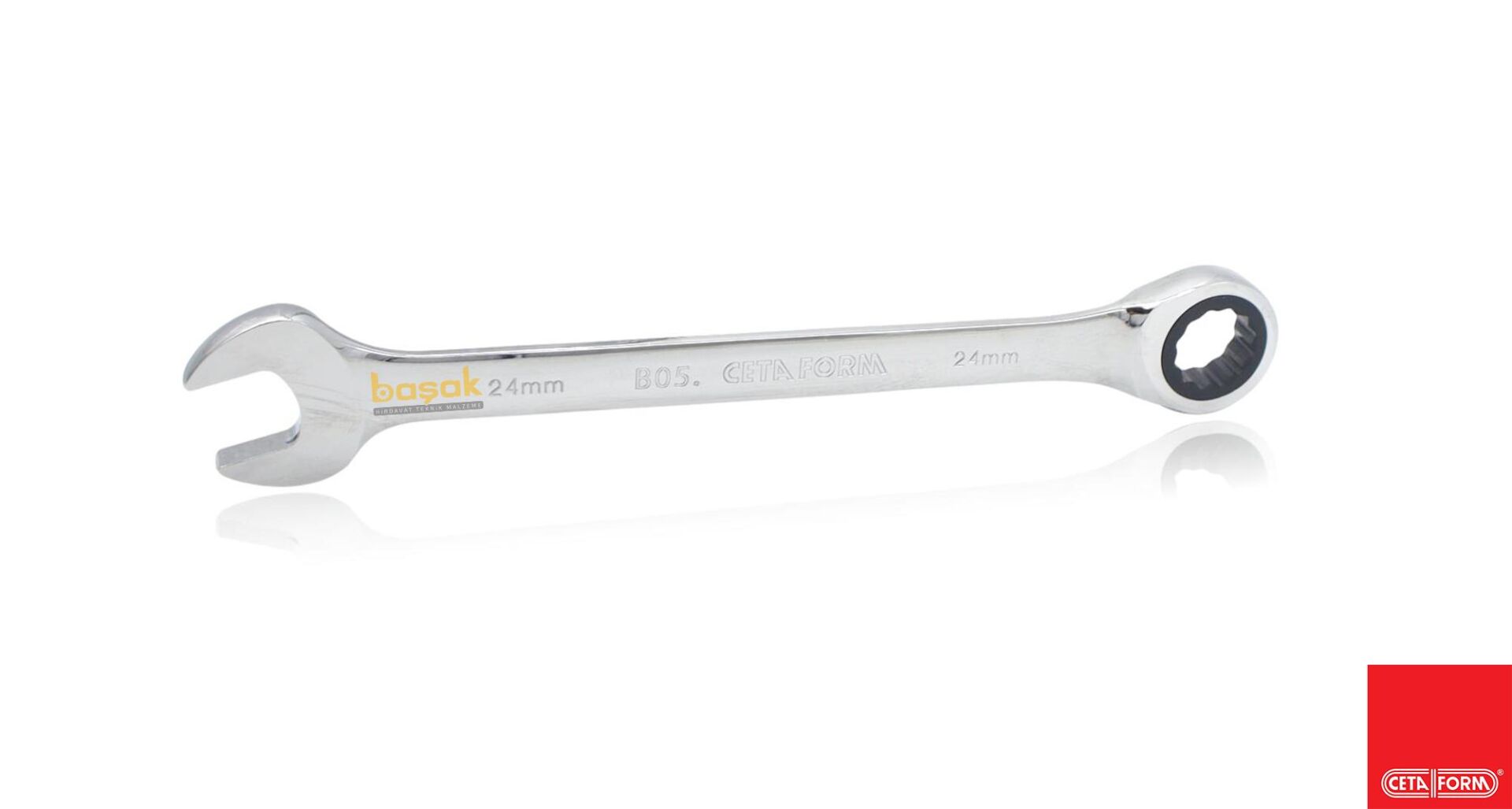 Ceta Form 24 mm Cırcırlı Kombine Anahtar B05-24