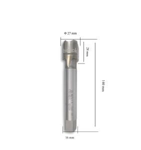 MTE M27x1,5 İnce Diş Makina Kılavuzu Düz HSSE DIN 374/C