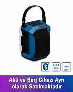 Bosch GPB 18V-1 C 18V Akülü Bluetooth Hoparlör (Solo) 06014A7000