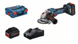 Bosch GWS 18V-15 SC 2x8 Ah Akülü Taşlama Makinesi 06019H6101
