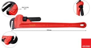Ceta Form 24'' Ağır Tip Boru Anahtarı 600mm I06-24-2