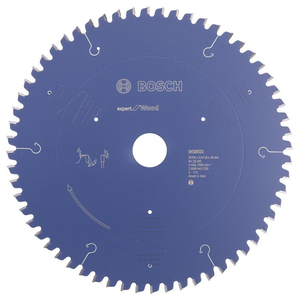 Bosch Ahşap Kesme Daire Testere Bıçağı 254*30 mm 60 Diş Expert 2608642530
