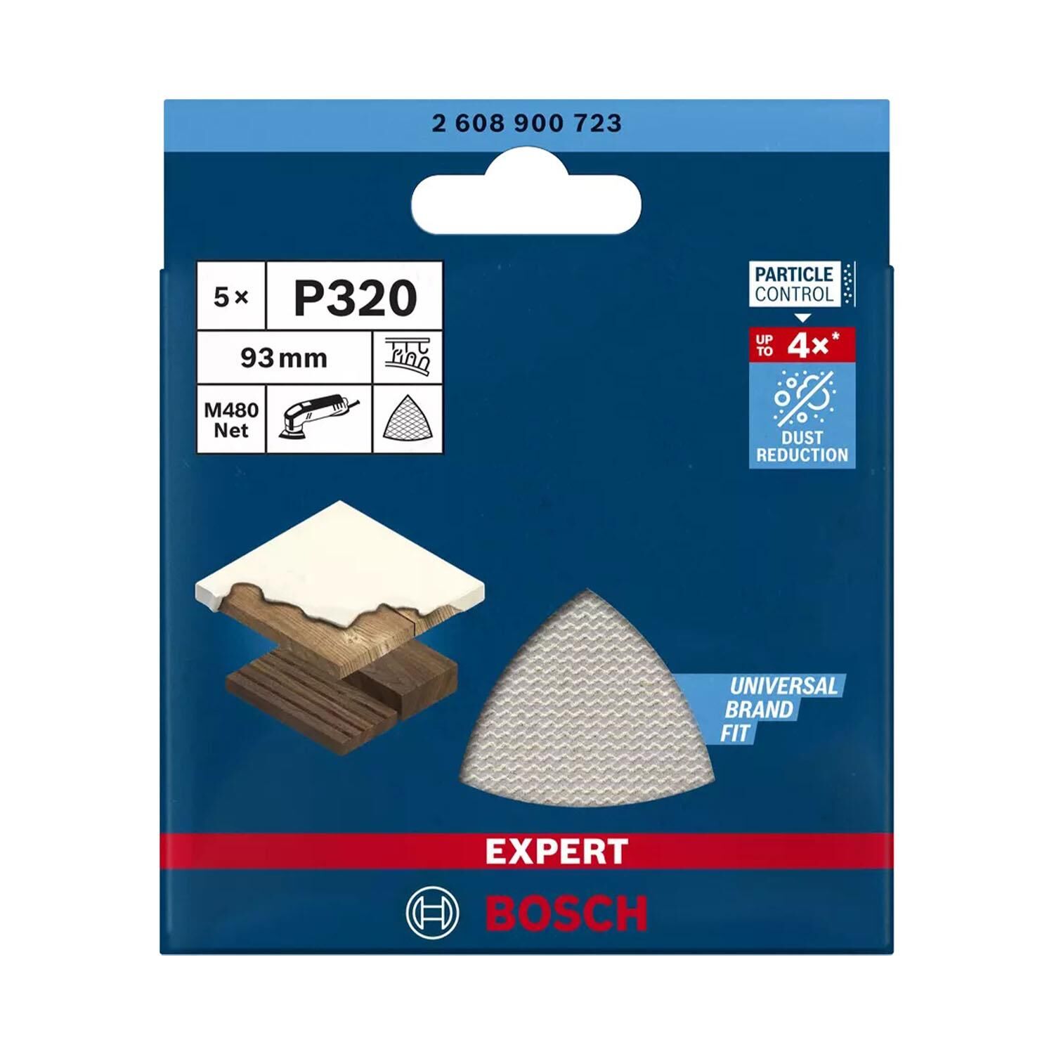 Bosch M480 93x93 mm 320 kum Elek Telli Net Zımpara 2608900723