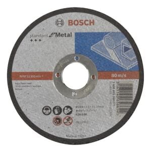 Bosch 115x2,5 mm Standart Metal Kesme Taşı Düz 2608603164