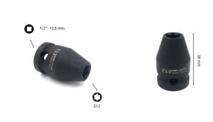 Ceta Form E12 1/2” Dişi Torx Havalı Lokma Anahtar C66-E12
