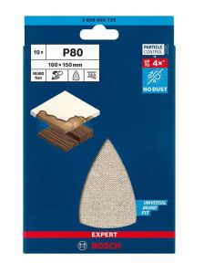 Bosch M480 100x150 mm 80 kum Elek Telli Net Zımpara 2608900725